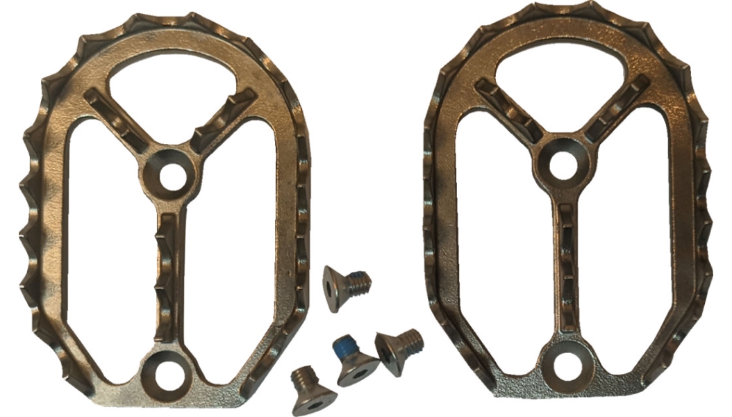 Replacement Teeth and Screws for Qualifier Footpegs