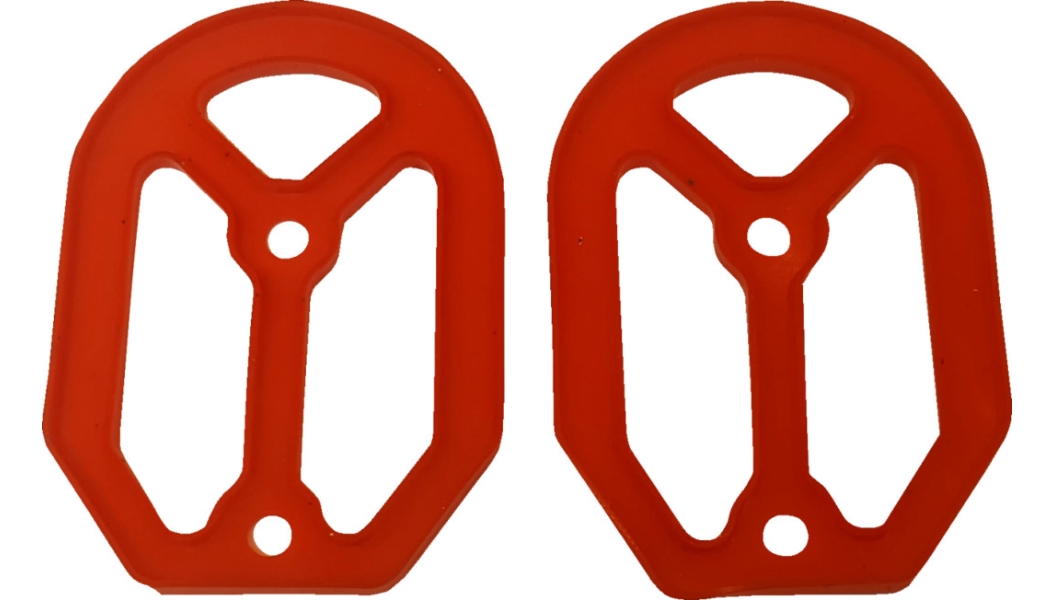 Optional Red Insert for Qualifier Footpegs