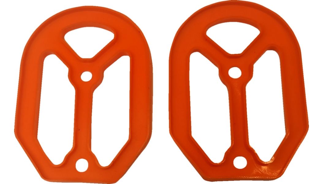 Optional Orange Insert for Qualifier Footpegs