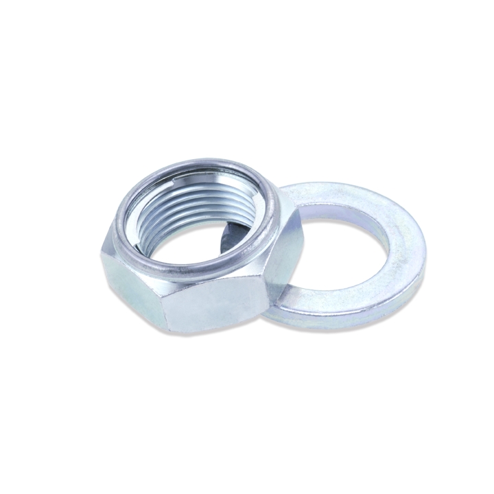 Locking Axle Nut and Washer - 22mm