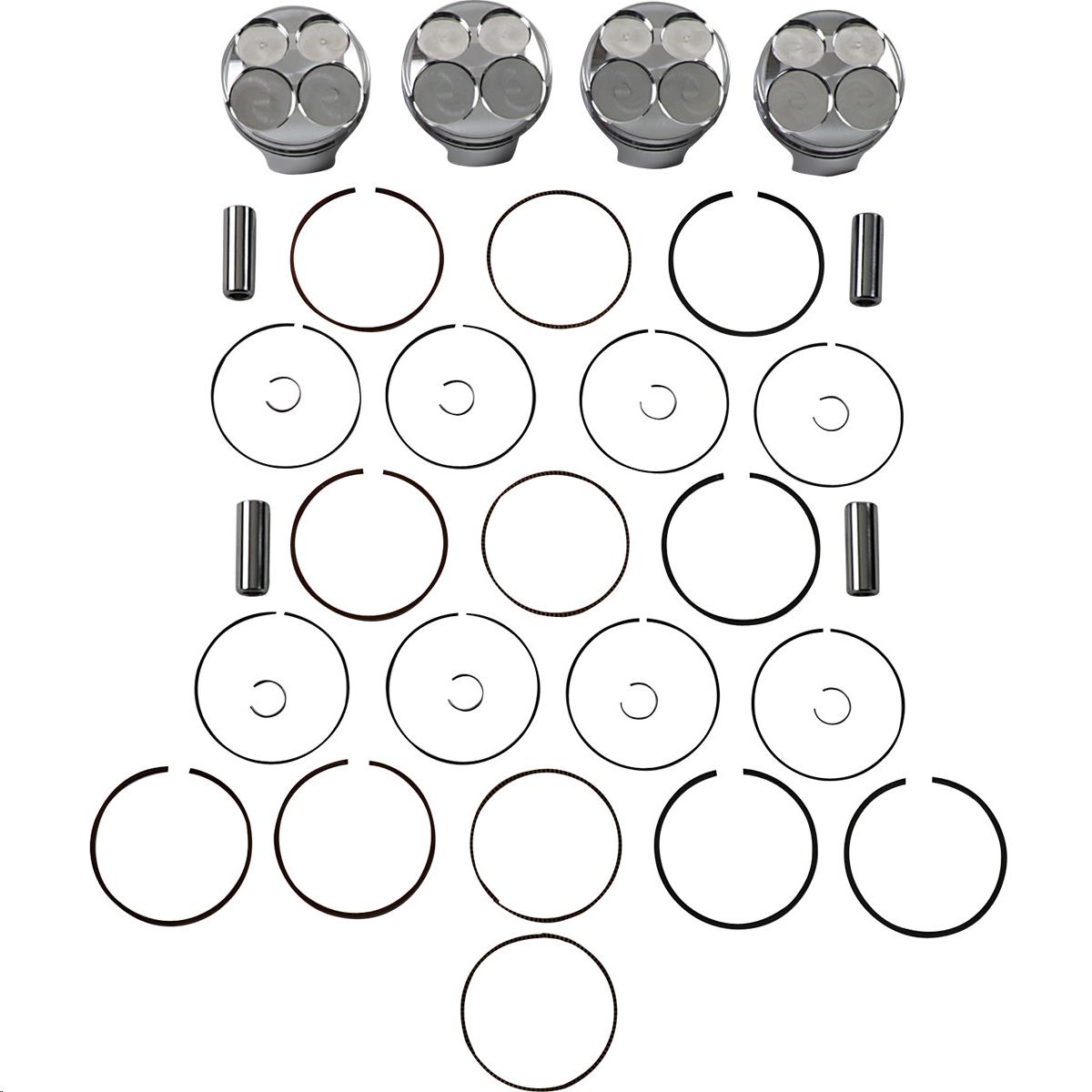 FSR Piston Kit - 1.00mm Oversize to 68.00mm, 13.5:1 Compression