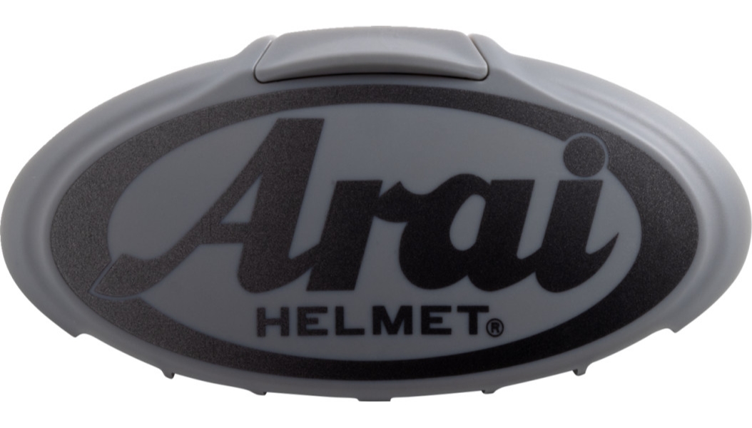 Arai Logo Duct for XD-5 Helmet - Silver/Gray
