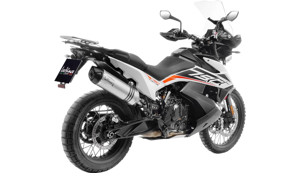 LV One EVO Slip-On Muffler - Silver