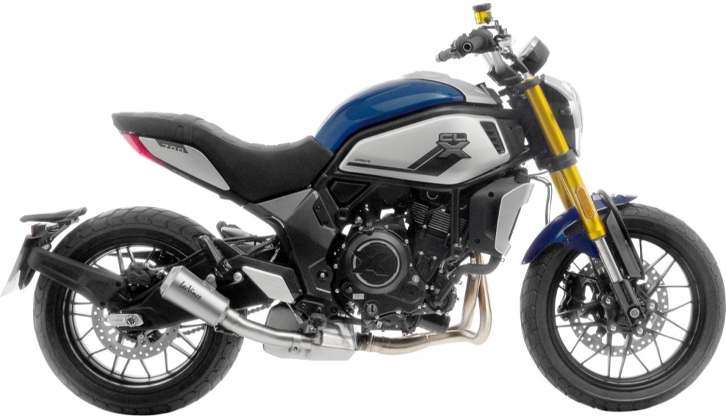 LV-10 Slip-On Muffler - Silver