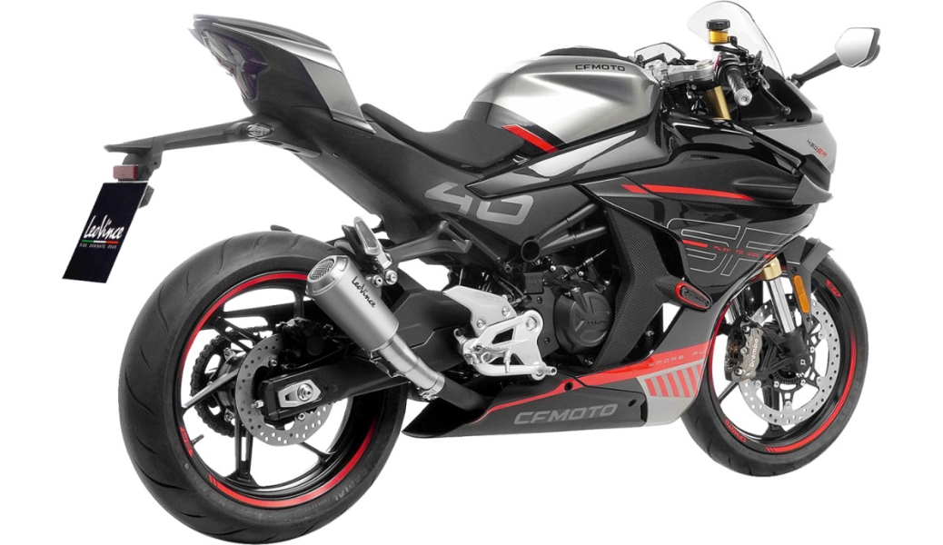 LV-10 Slip-On Muffler - Matte - Stainless Steel