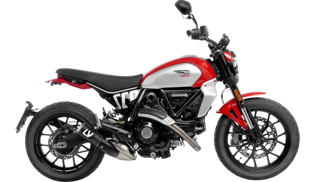 LV-10 Slip-On Muffler - Carbon Fiber