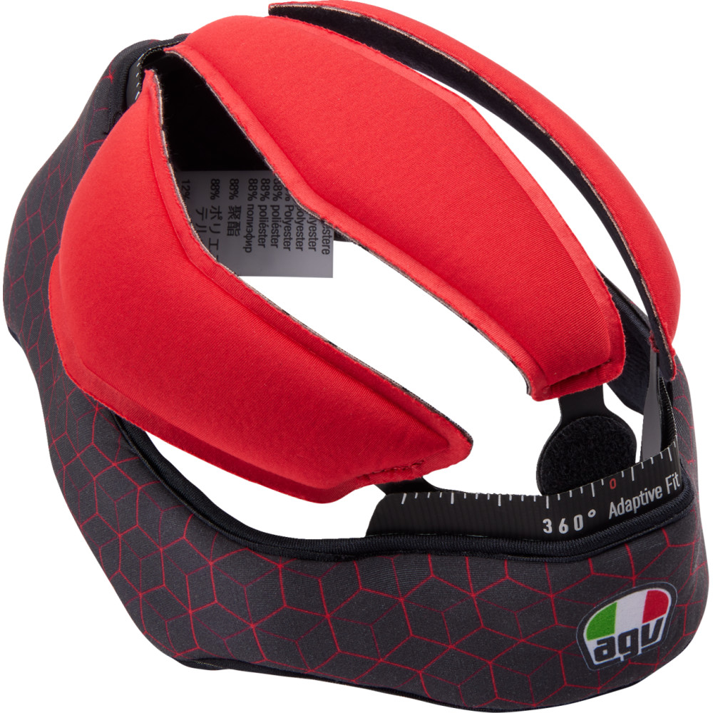 Liner for Pista GP RR Helmet - Black/Red - ML