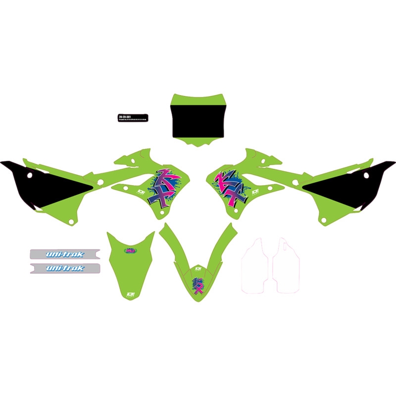 Monster Energy Complete Graphics Kit - Black Background