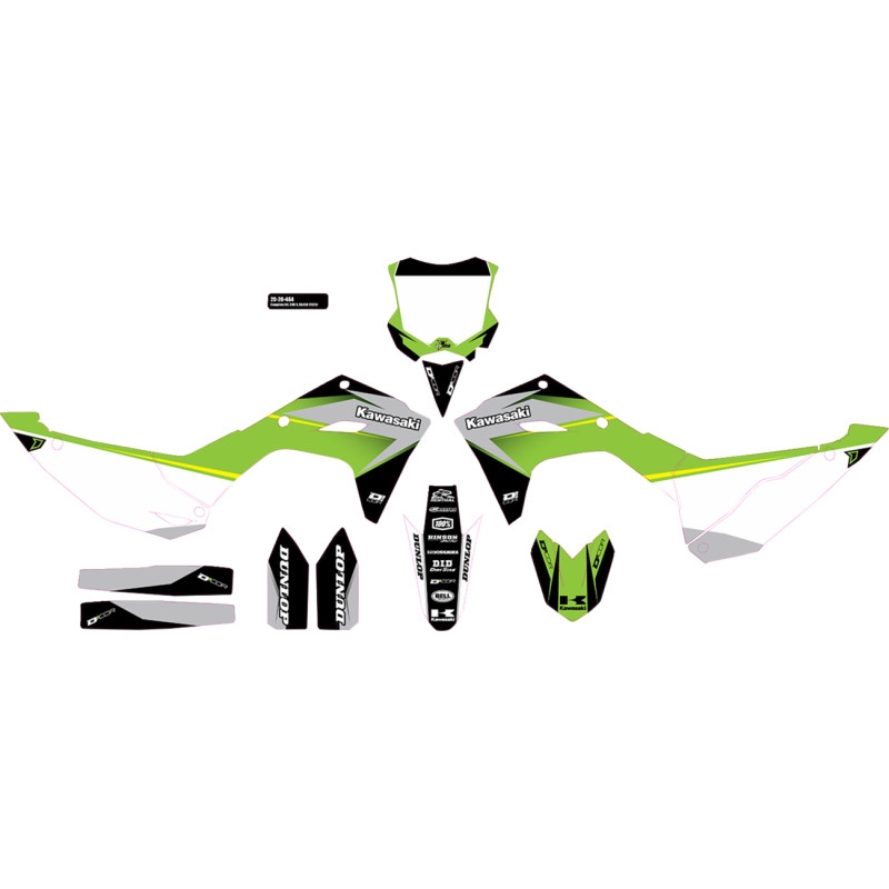 Monster Energy Complete Graphics Kit - White Background