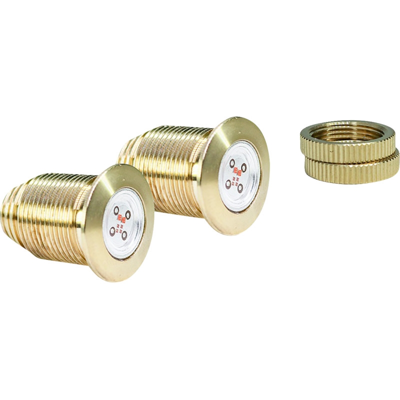 Thunder Bolt Taillights  - Brass