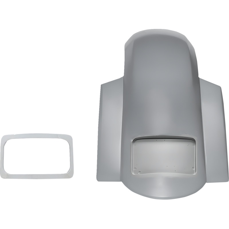 Rear Short Sport Fender with Chrome Plate Frame