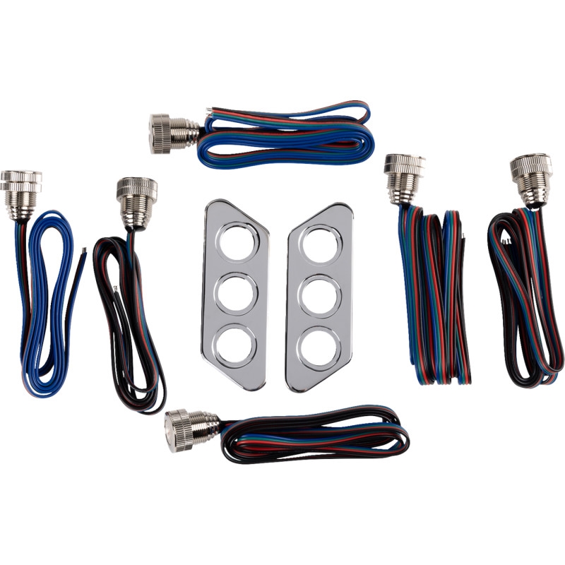 Thunder-Pod Taillight Kit - Chrome