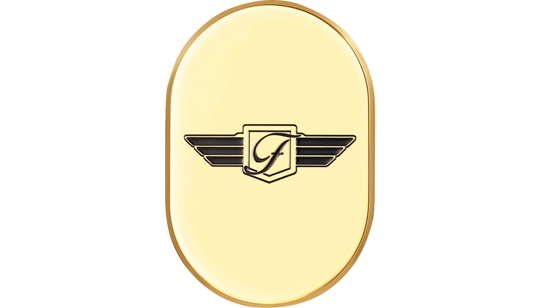 Antenna Cover - Gold with Figurati Design logo