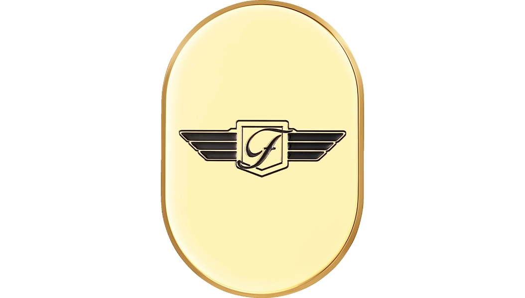 Antenna Cover - Gold with Figurati Design logo