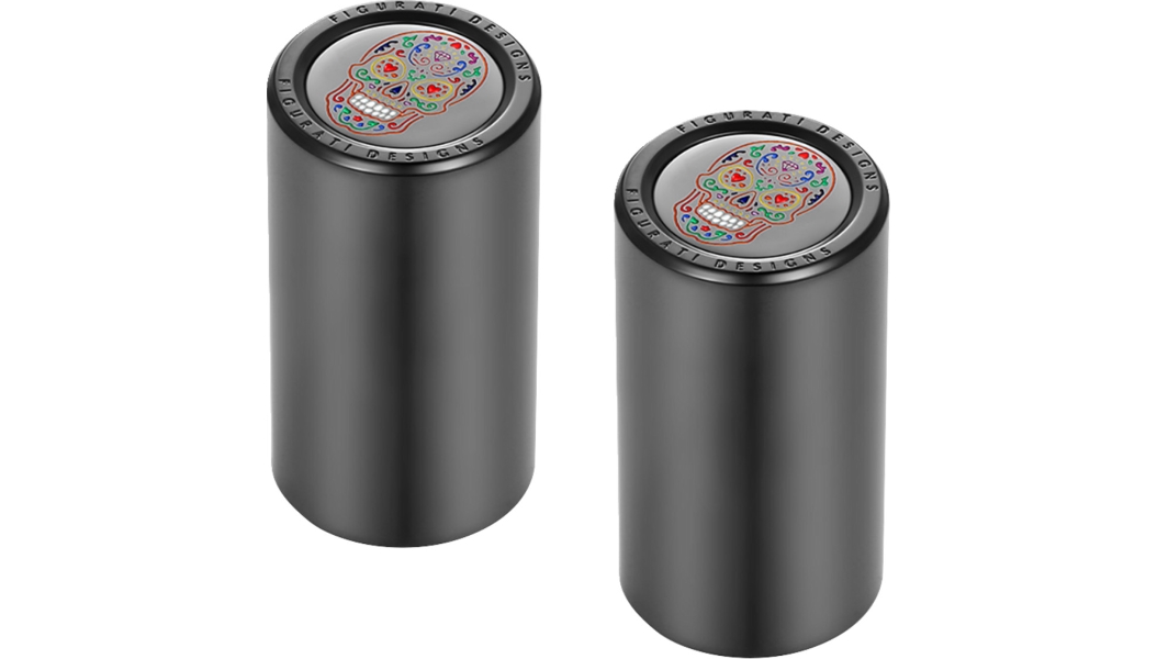 Long Docking Cover - Black with Sugar Skull