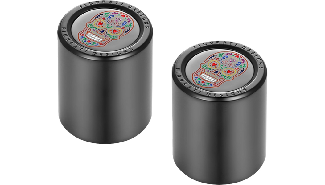Medium Docking Cover - Black with Sugar Skull