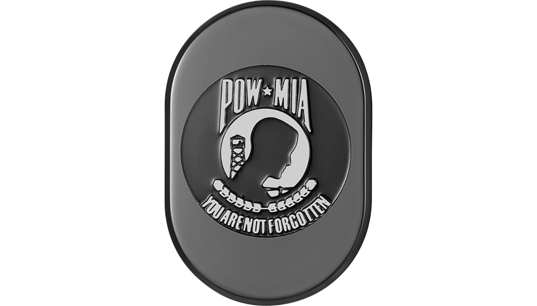 Antenna Cover - Black with POW-MIA