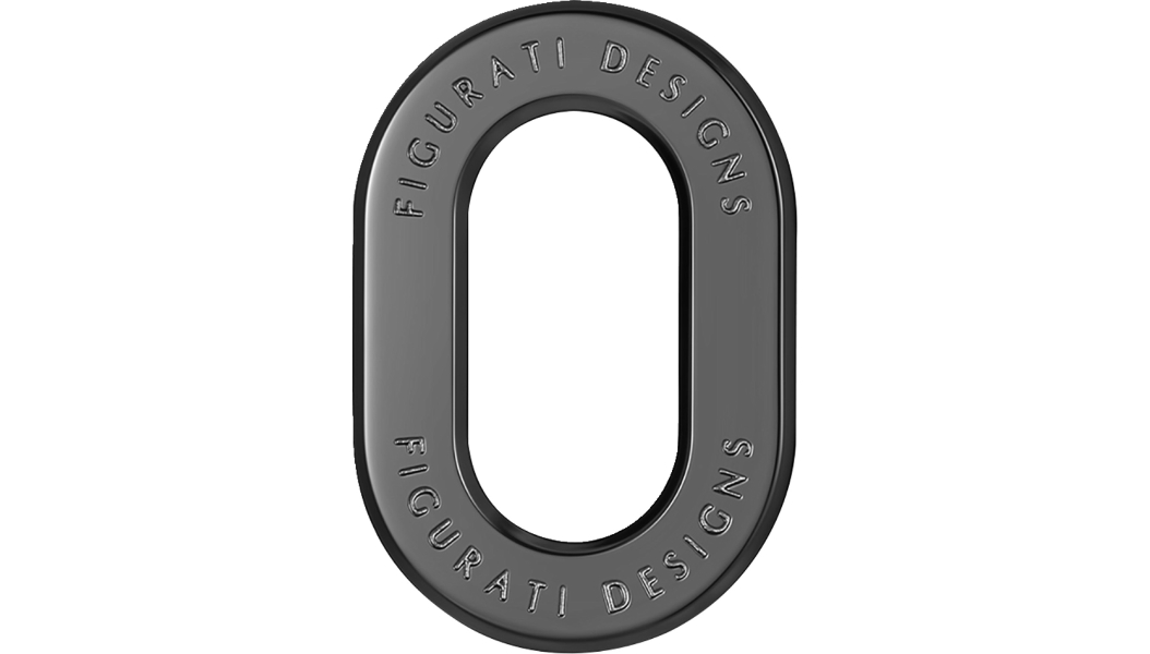 Antenna Ring - Black Smooth