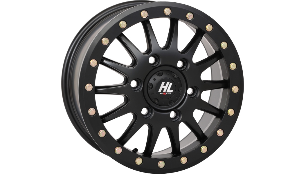 HL24 Front/Rear Wheel - 15x7 - 5+2 Offset - 5/4.5 - Matte Black