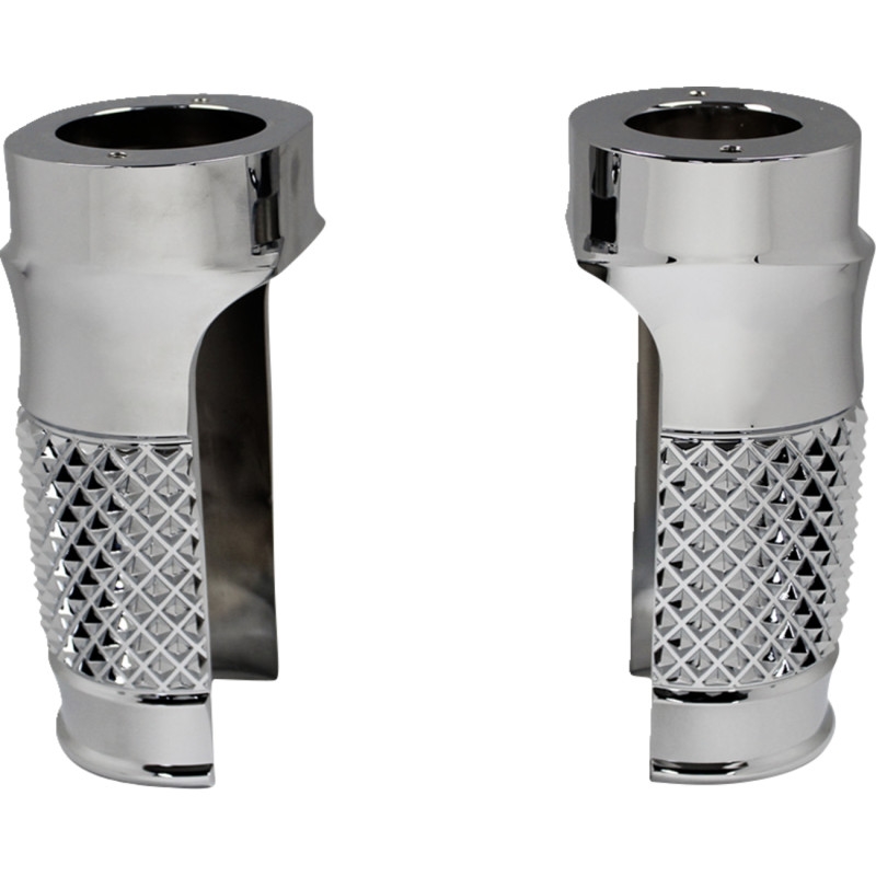 Fork Slider Covers - Chrome