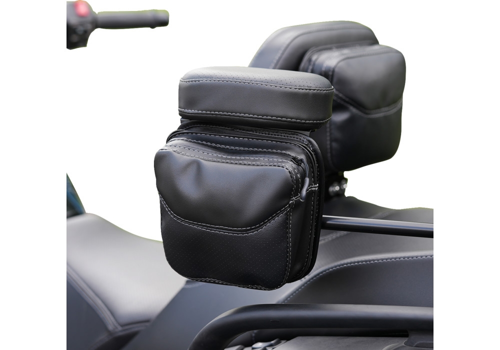 Platinum Arm Rest Pouch - Passenger - Two-Toned Black
