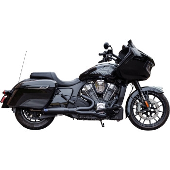 Qualifier 2-Into-1 Exhaust System - 50 State - Guardian Black