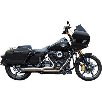 Qualifier 2-Into-1 Exhaust Systems - Race Only - Brushed Stainless