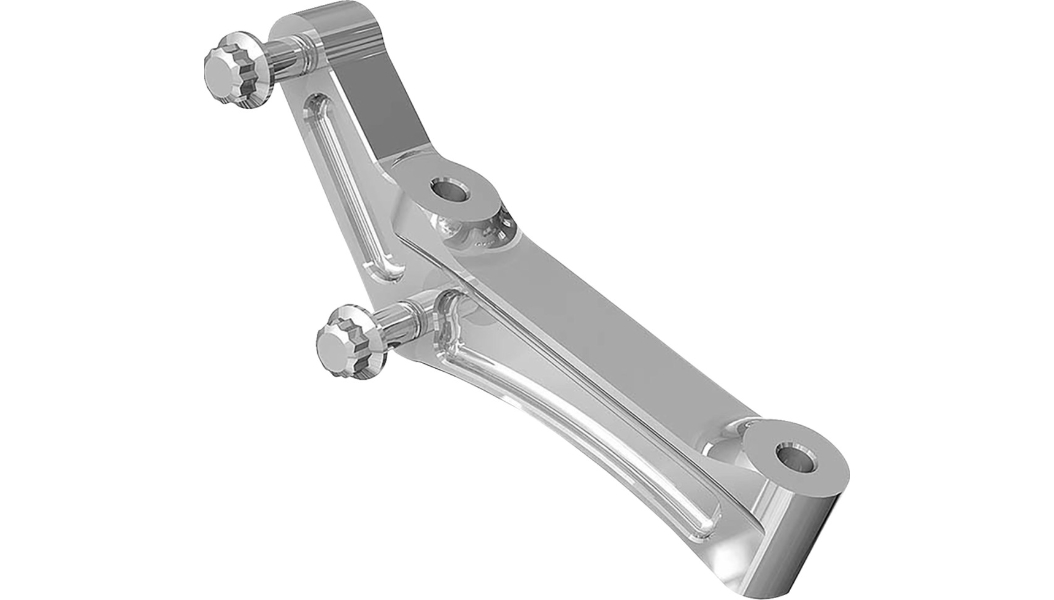 Radial Mount Front Brake Caliper Adapter Kit - Chrome