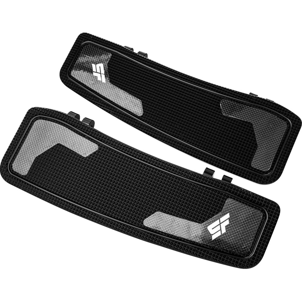 Driver Floorboards - Black Anodized