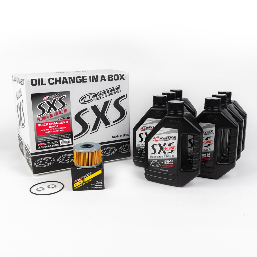 SxS Quick Change Kit Synthetic with Black Filter - 10w-40