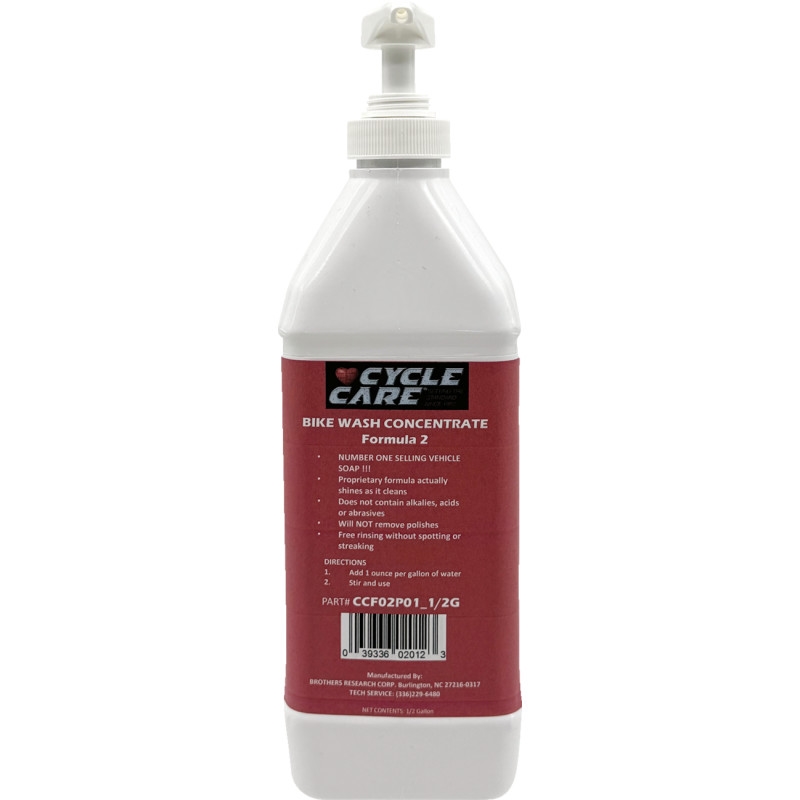 Formula 2 Bike Wash Concentrate - 1/2gal.