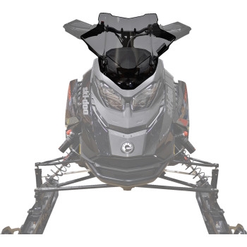 Gen5 Snowmobile Windshield - Low 14in. Tinted with Graphics
