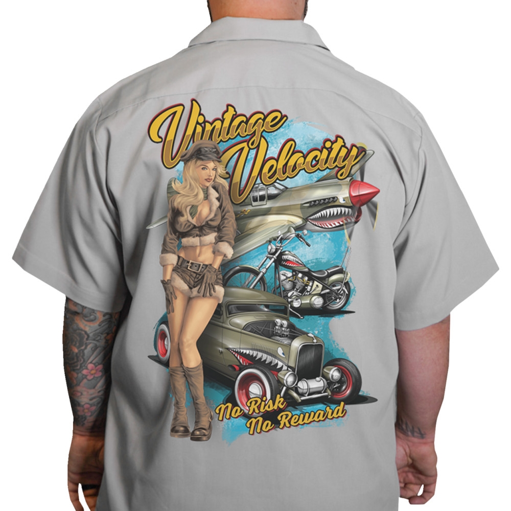 Flying Tiger Pinup Shop Shirt