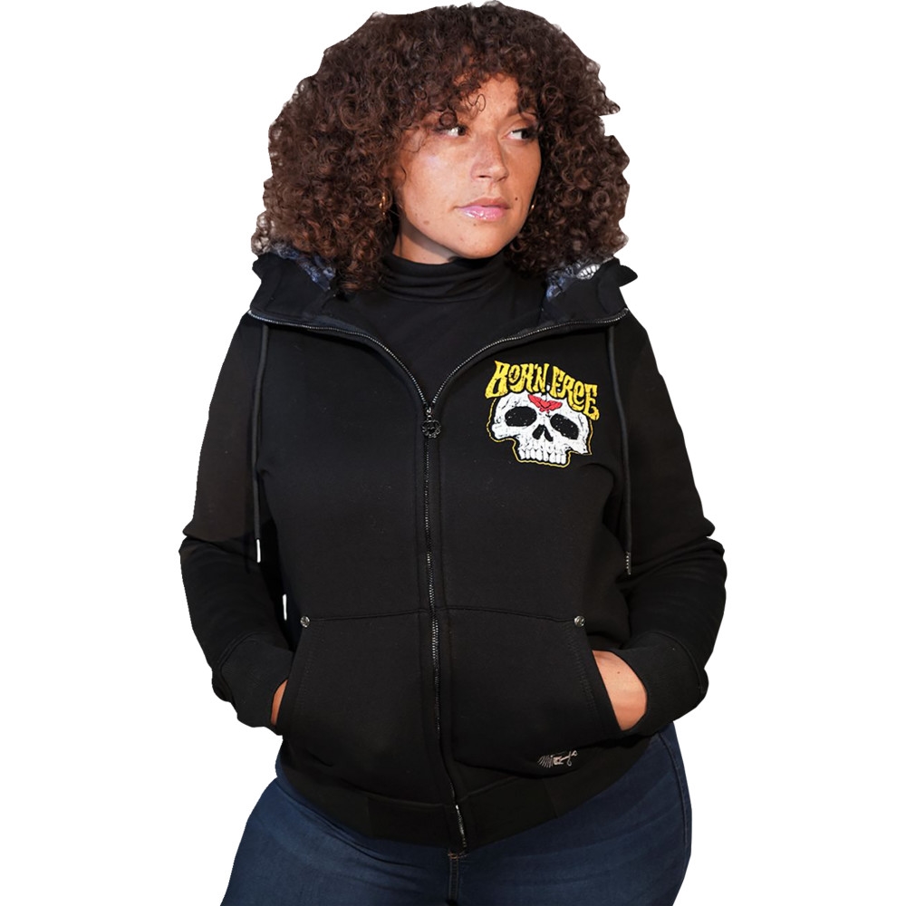 Born Free Womens Zip Up Hoodie