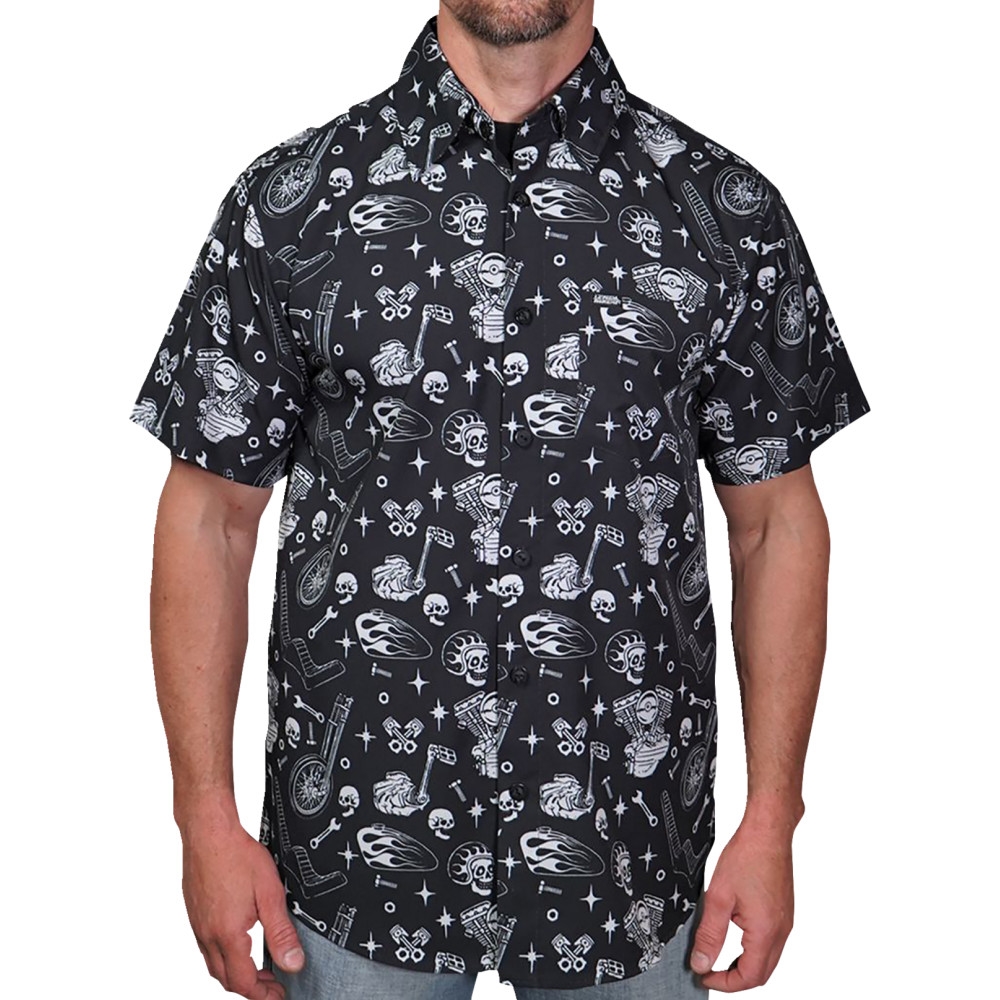 Chop It Short Sleeve Button Down Shirt