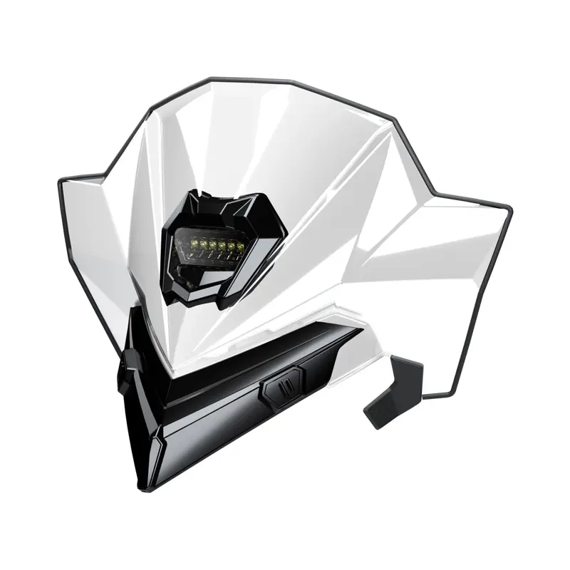 Integrated Center Auxiliary Light Windshield - Full Coverage