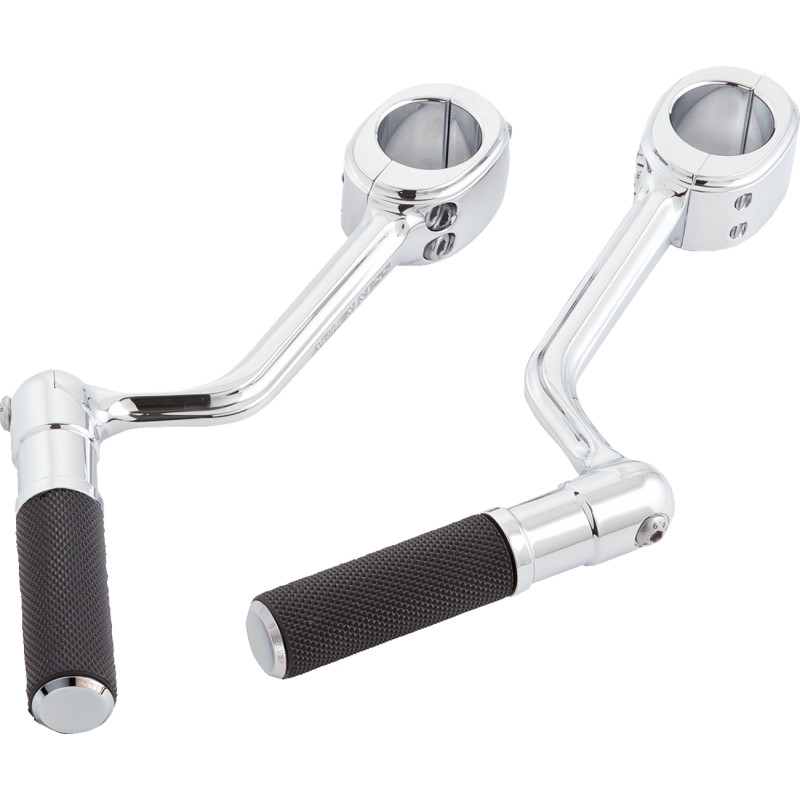 Highway Peg Mounts with Pegs - Chrome
