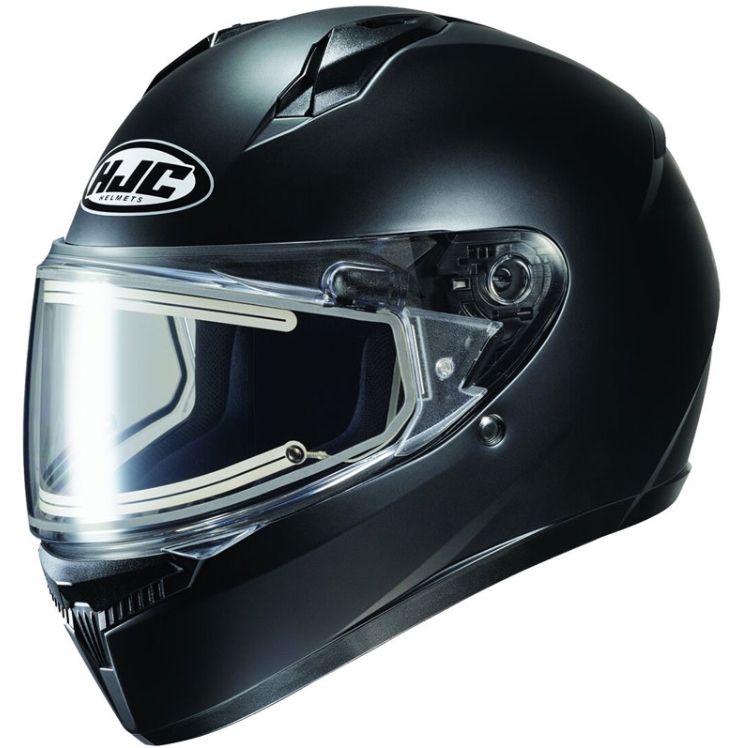 C10 Solid Snow Helmet with Electric Shield