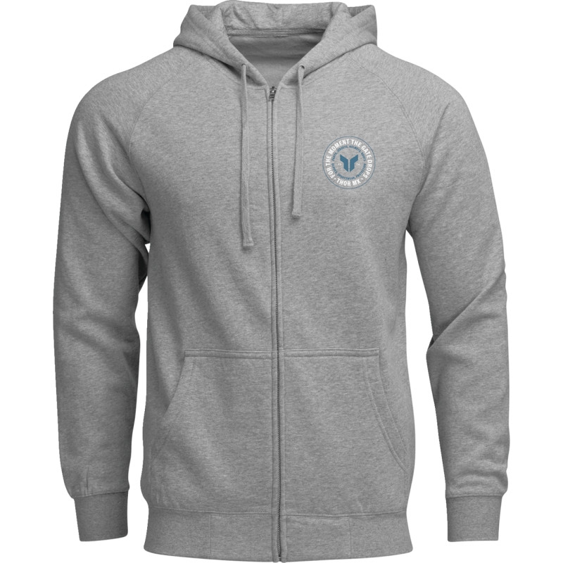 Badge Zip-Up Hoodie