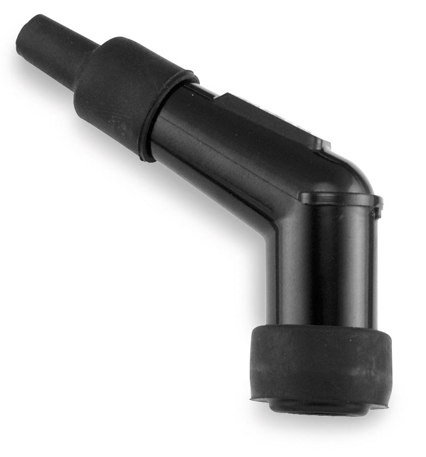 Spark Plug Resistor Cover - VB05E - 120deg. Long Elbow Type