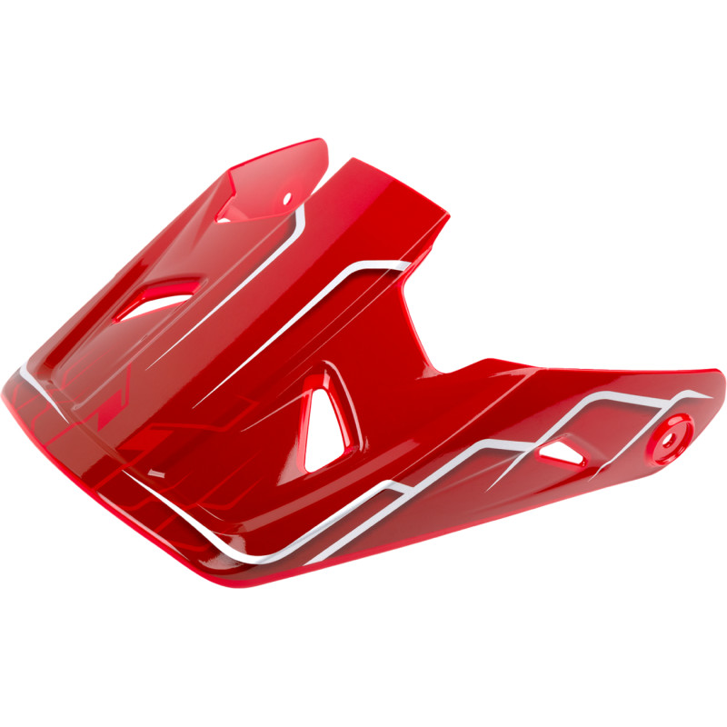 Visor for Rise 2.0 Helmet - Red/Silver