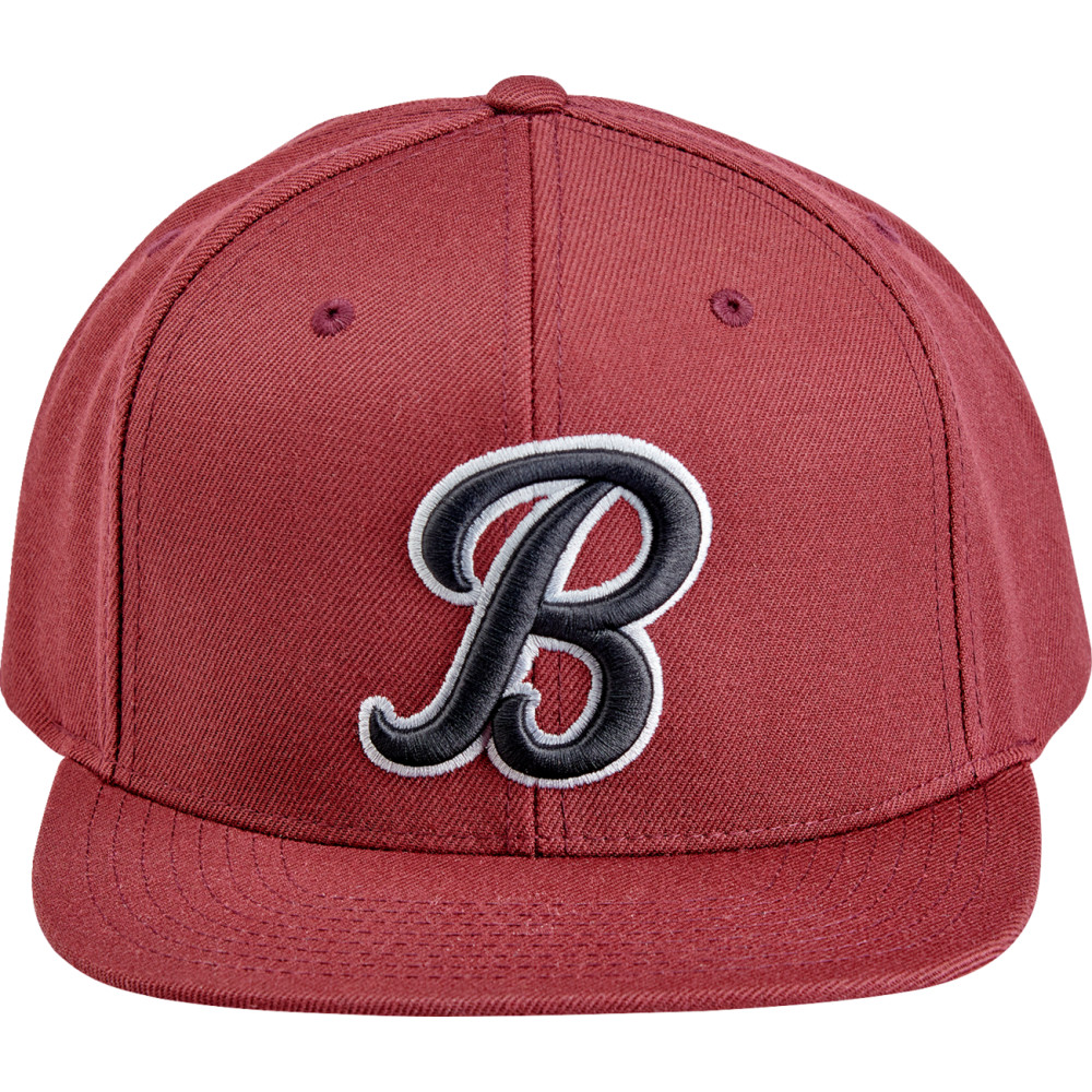 Script B Snapback Hat