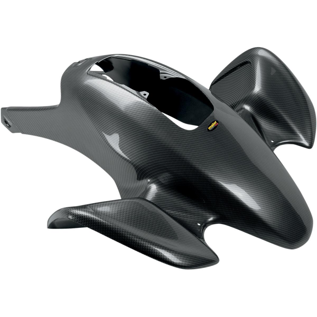 Custom Front Fender - Black Carbon Fiber