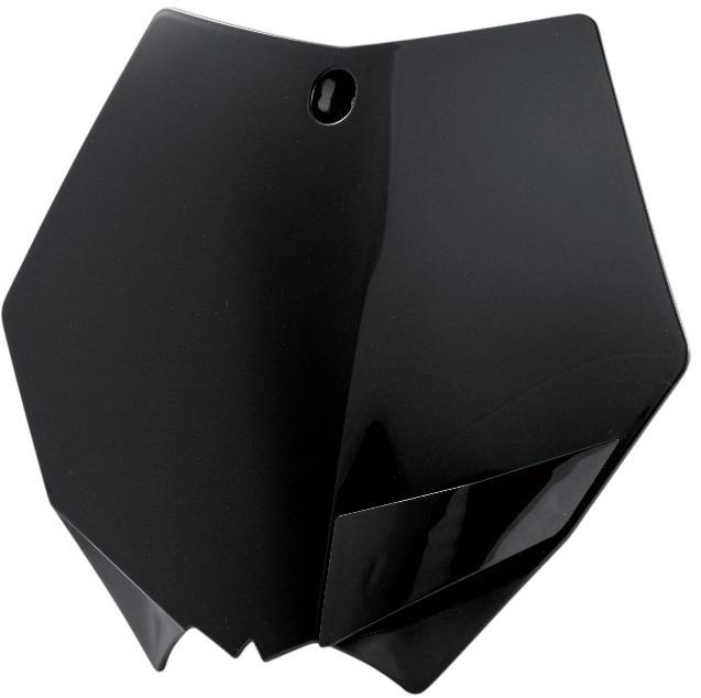 Front Number Plate - Black