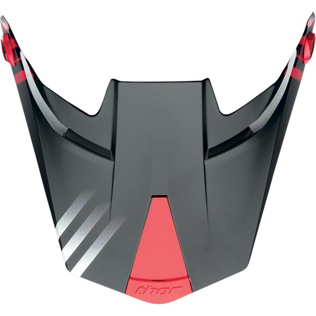 Helmet Visor Kit for Quadrant 10 - Black/Red