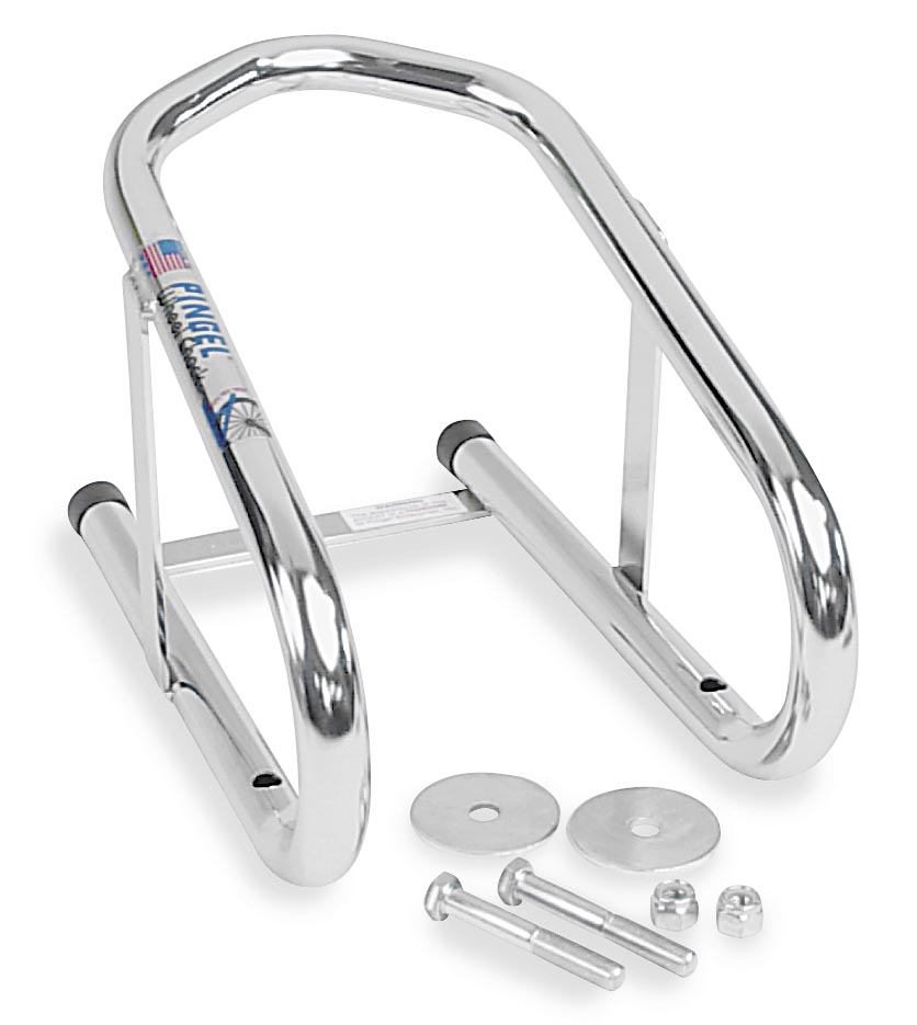 Permanent Mount Wheel Chock - Fits Tire Widths From 5-3/4in. To 6-1/2in.