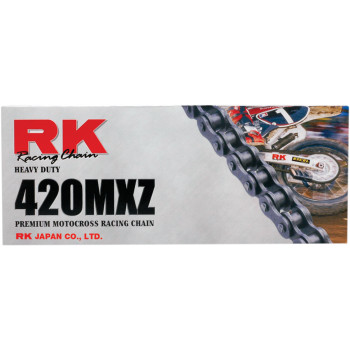 420 MXZ Non-Sealed Mini Racing Chain - 100 Links - Natural