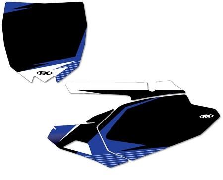 Graphic Number Plate Backgrounds - Black