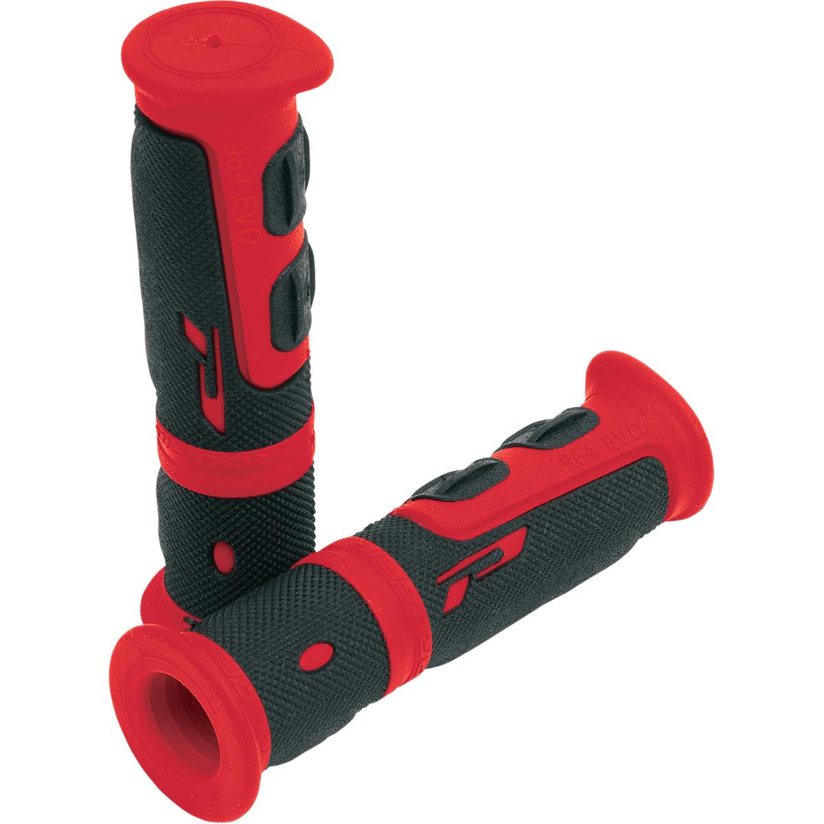 964 EVO Grips - Black/Red