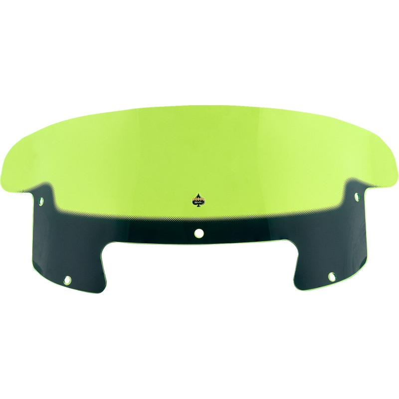 ICE Kolor Flare Windshield - 8in. - Green